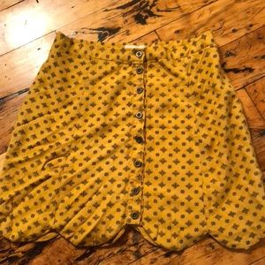 Yellow skirt